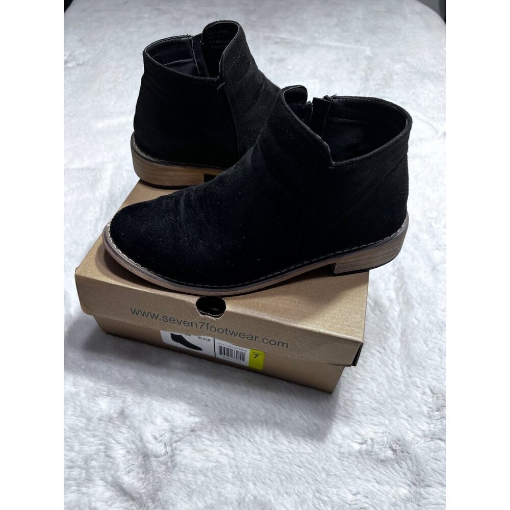 Seven Cisco kid black bootie girls size 7